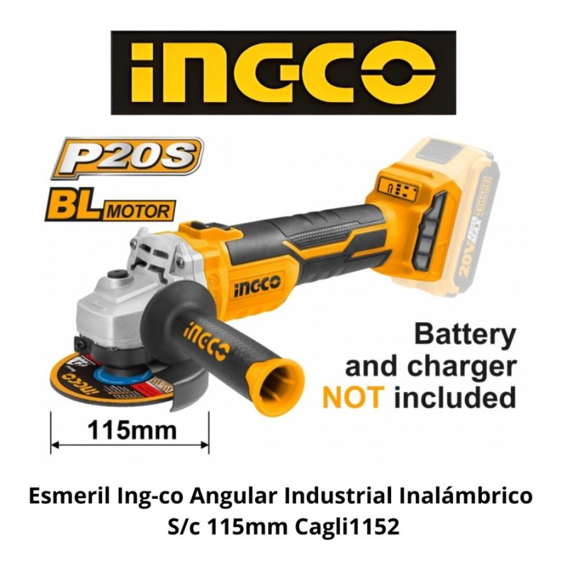 ESMERIL INGCO ANGULAR INDUSTRIAL INA S/C 115MM CA