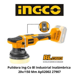 PULIDORA INGCO BL INDUSTRIAL INALAMBRICA 20V/150