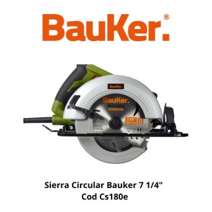 SIERRA CIRCULAR BAUKER 7 1/4" COD CS180E