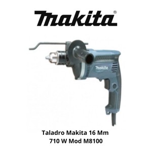 TALADRO MAKITA 16 MM 710 W MOD M8100KG