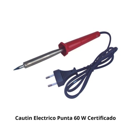 CAUTIN ELECTRICO PUNTA 60 W CERTIFICADO