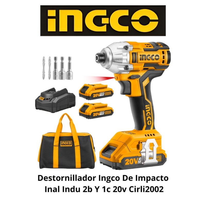 DESTORNILLADOR INGCO DE IMPACTO INAL INDU 2B Y 1C