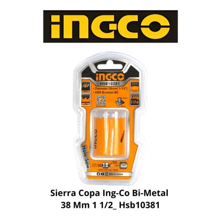SIERRA COPA INGCO BI-METAL 38 MM 1 1/2_ HSB10381