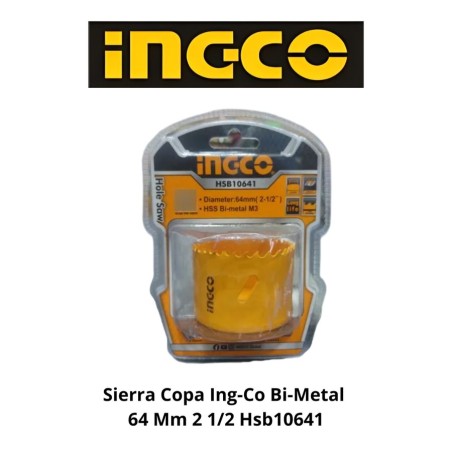 SIERRA COPA INGCO BI-METAL 64 MM 2 1/2 HSB10641