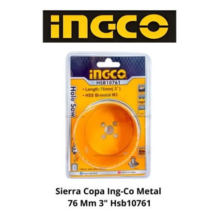 SIERRA COPA INGCO BI-METAL 76 MM 3" HSB10761