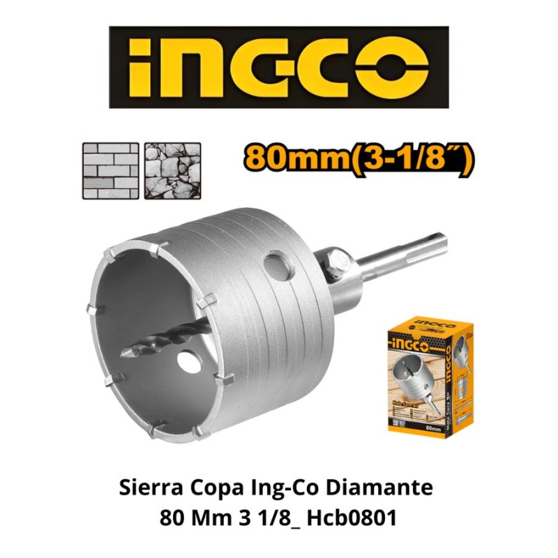 SIERRA COPA INGCO DIAMANTE 80 MM 3 1/8_ HCB0801