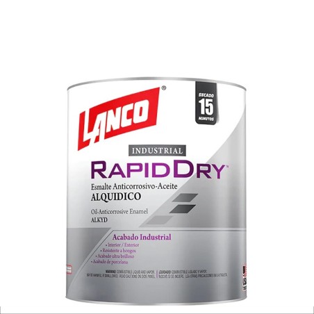 ANTICORROSIVO LANCO RAPIDDRY 2 EN 1 1/4 GL BLANCO
