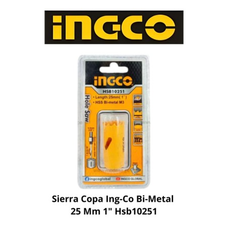 SIERRA COPA INGCO BI-METAL 25 MM 1" HSB10251