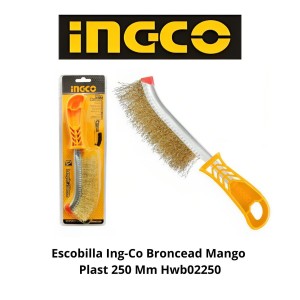 ESCOBILLA INGCO BRONCEAD MANGO PLAST 250 MM HWB02