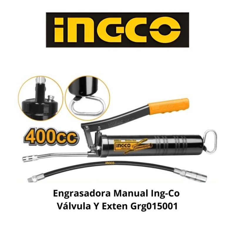 ENGRASADORA MANUAL INGCO VALVULA Y EXTEN GRG01500
