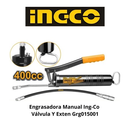 ENGRASADORA MANUAL INGCO VALVULA Y EXTEN GRG01500