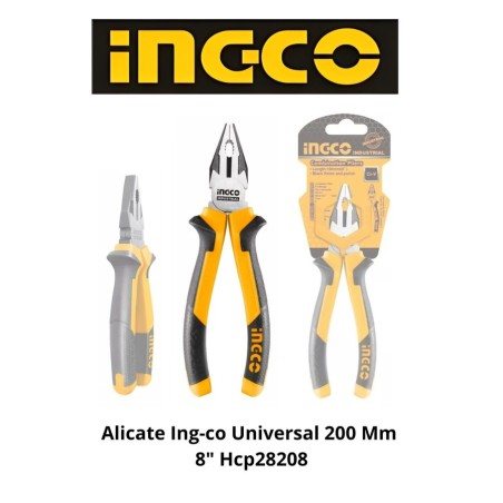 ALICATE INGCO UNIVERSAL 200 MM 8" HCP28208