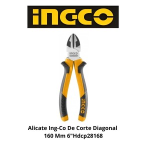 ALICATE INGCO DE CORTE DIAGONAL 160 MM 6"HDCP2816