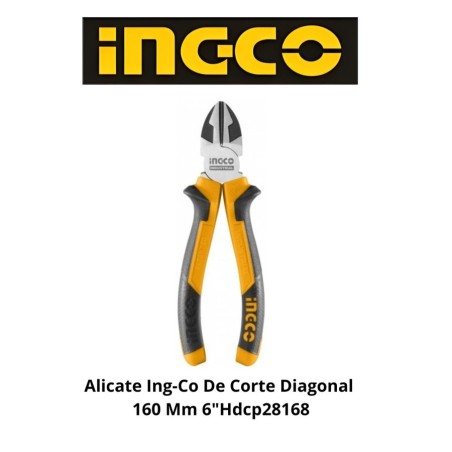 ALICATE INGCO DE CORTE DIAGONAL 160 MM 6"HDCP2816