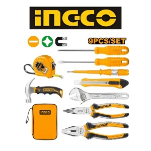 JUEGO HERRAMIENTAS INGCO HANDTOOLS 9 PZ HKTH10809
