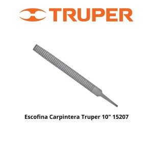 ESCOFINA CARPINTERA TRUPER 10" 15207
