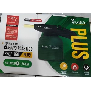 SOPLETE GAS YANES PLUS PROF-160 CUERPO PLASTICO
