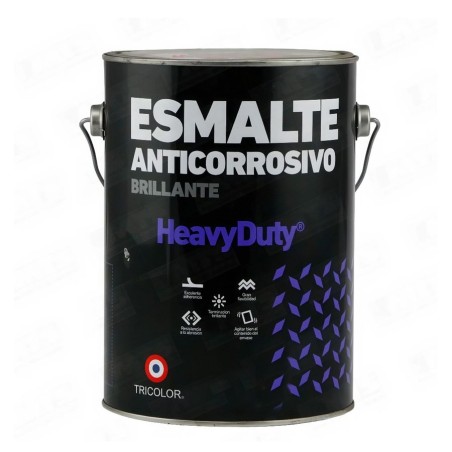 ESMALTE ANTICORROSIVO TRICOLOR 1 GL NEGRO