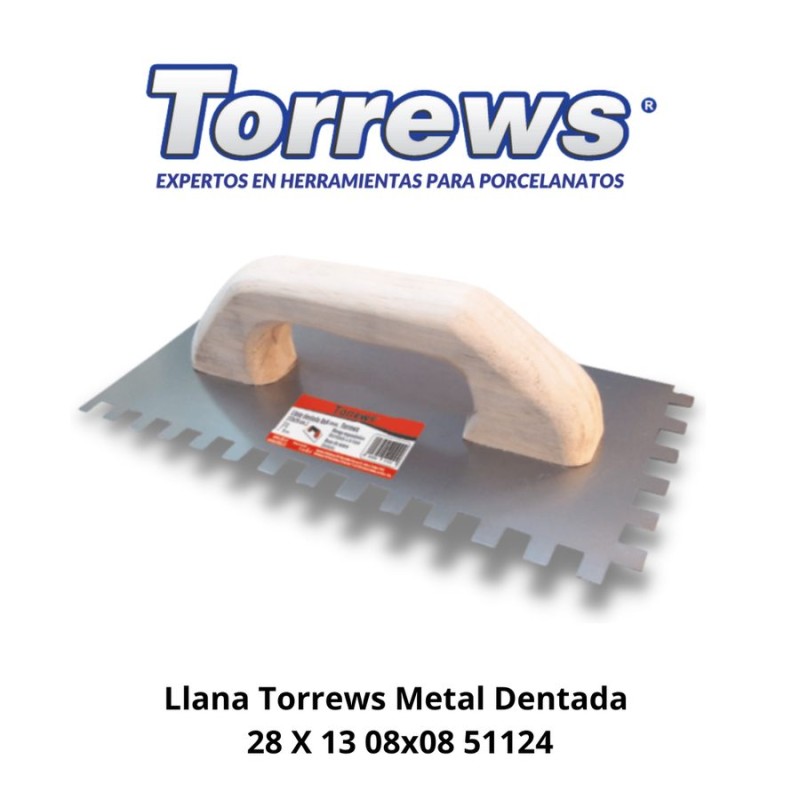 LLANA TORREWS METAL DENTADA 28 X 13 08X08 51124
