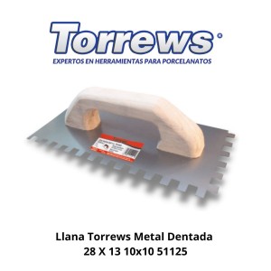 LLANA TORREWS METAL DENTADA 28 X 13 10X10 51125