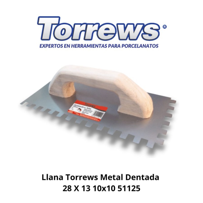 LLANA TORREWS METAL DENTADA 28 X 13 10X10 51125