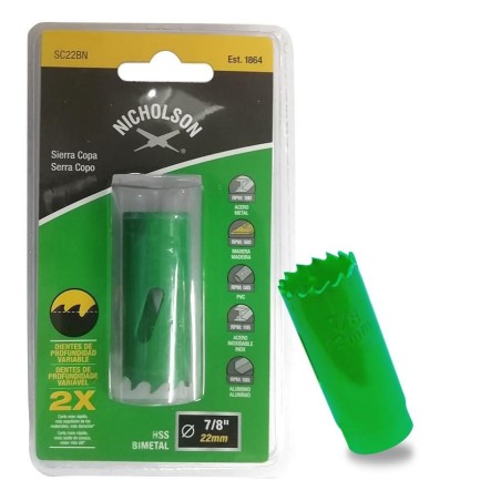 SIERRA COPA NICHOLSON BI-METAL 22 MM 7/8 SC22BN