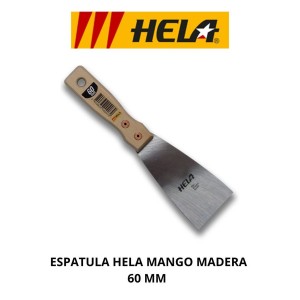 ESPATULA HELA MANGO MADERA 60 MM