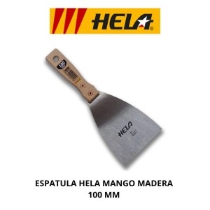 ESPATULA HELA MANGO MADERA 100 MM