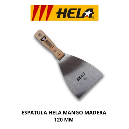ESPATULA HELA MANGO MADERA 120 MM