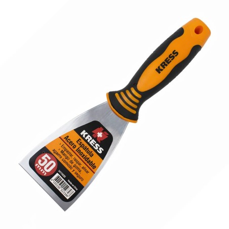 ESPATULA KRESS ACERO INOX 50 MM MANGO BICOMPONENT