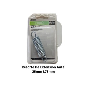RESORTE DE EXTENSION ANTE 25MM L75MM