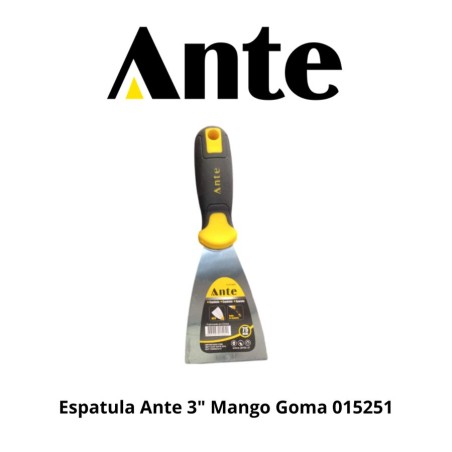 ESPATULA ANTE 3" MANGO GOMA 015251