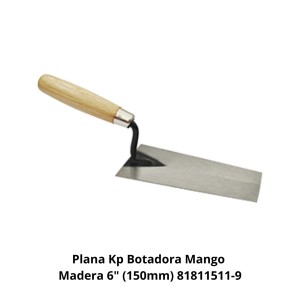 PLANA KP BOTADORA MANGO MADERA 6" (150MM) 81811511
