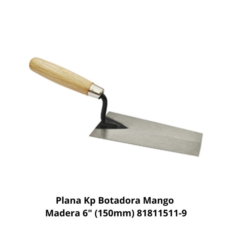 PLANA KP BOTADORA MANGO MADERA 6" (150MM) 81811511