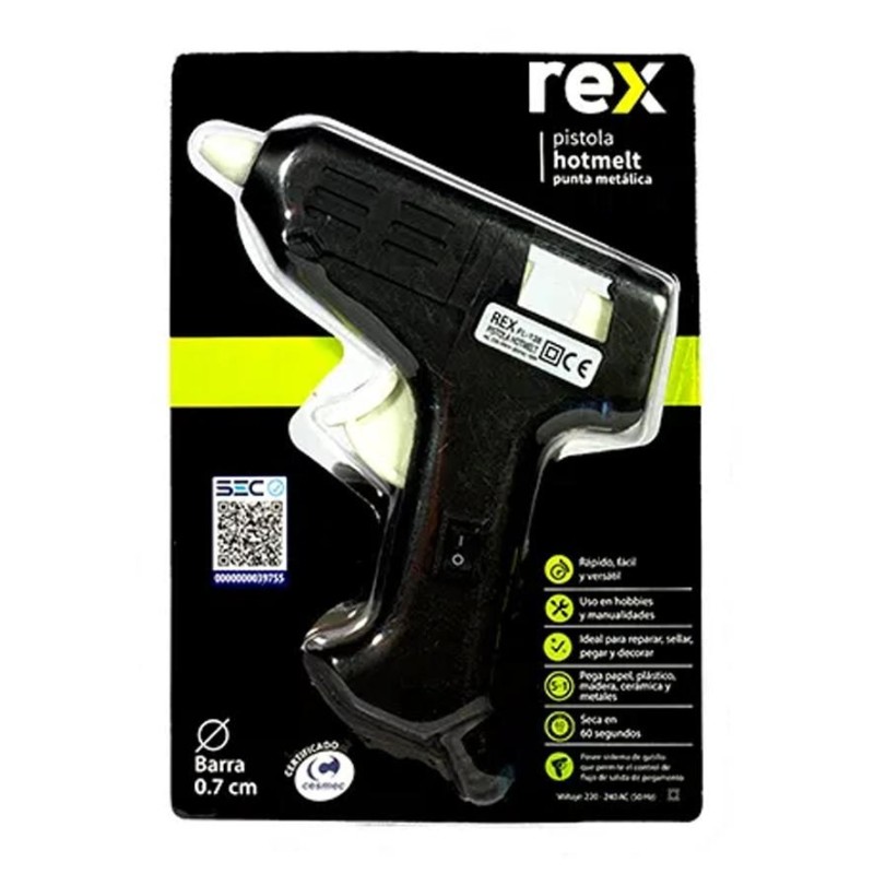 PISTOLA SILICONA (REX) SELECTED 7 MM MOD ZD-5A