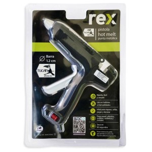 PISTOLA SILICONA REX (TUCAN) BARRA 12 MM