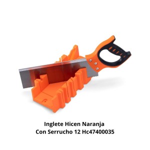 INGLETE HICEN NARANJA CON SERRUCHO 12 HC47400035