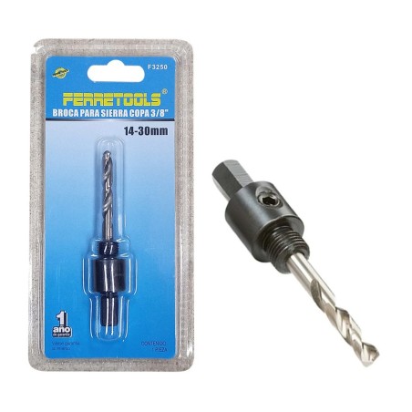 MANDRIL SIERRA COPA FERRETOOLS 3/8" 14-30 F3250