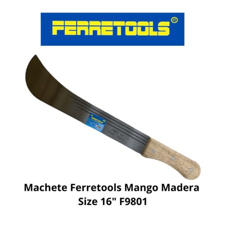MACHETE FERRETOOLS MANGO MADERA SIZE 16" F9801