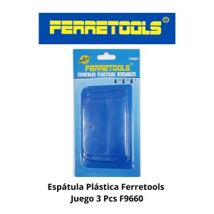 ESPATULA PLASTICA FERRETOOLS JUEGO 3 PCS F9660