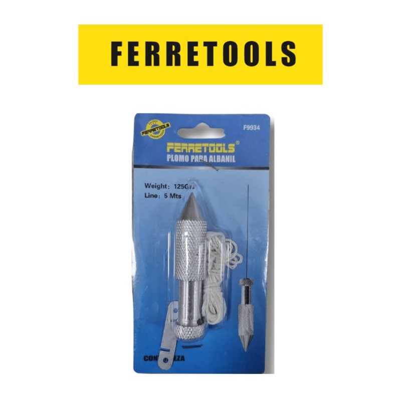PLOMO PARA ALBANIL FERRETOOLS 125 GRS F9934