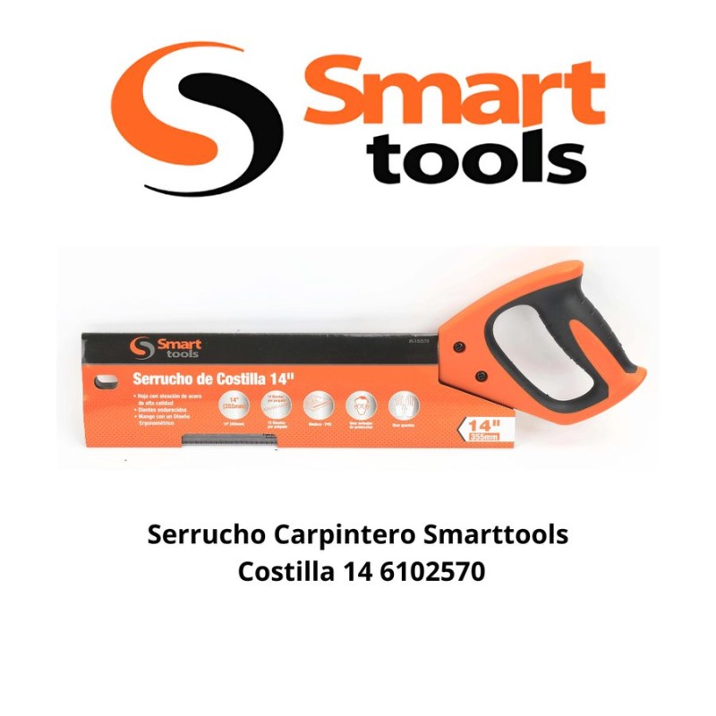 SERRUCHO CARPINTERO SMARTOOLS COSTILLA 14 6102570