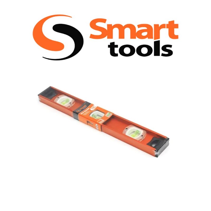 NIVEL ALUMINIO TRES AGUAS 24" SMARTTOOLS 6104005