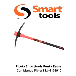 PICOTA SMARTOOLS PUNTA RAMA CON MANGO FIBRA 5 LB 6