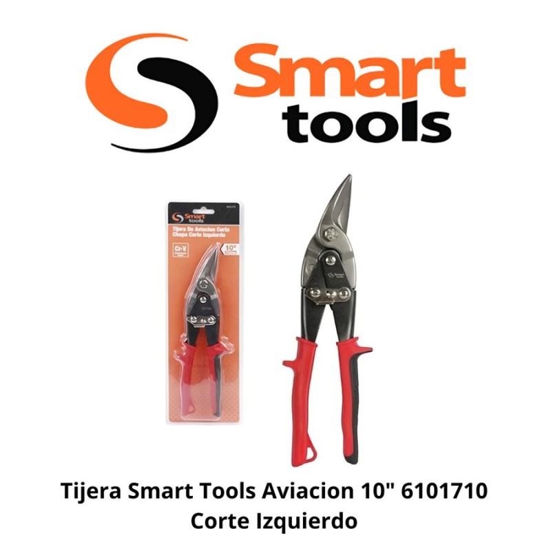 TIJERA SMART TOOLS AVIACION 10" 6101710 CORTE IZQU