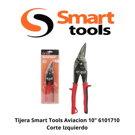TIJERA SMART TOOLS AVIACION 10" 6101710 CORTE IZQU