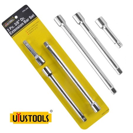 EXTENSION UYUSTOOLS 3/8" 3 PZS 3", 6" Y 8" PRL308