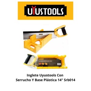 INGLETE UYUSTOOLS CON SERRUCHO Y BASE PLASTICA 14"