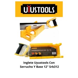 INGLETE UYUSTOOLS CON SERRUCHO Y BASE 12" SRB312
