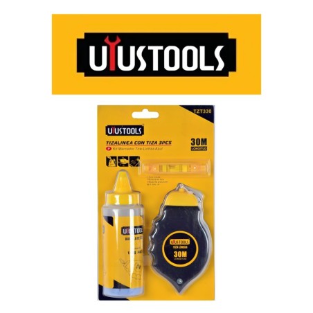 TIZADOR UYUSTOOLS PLASTICO C/NIVEL/TIZA TZT330